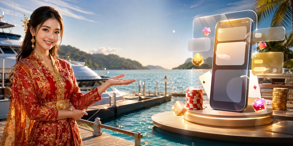 Aplikasi kasino bergaya Melayu dari Langkawi dengan paparan meja baccarat